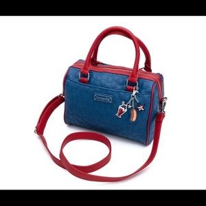 Americana quilted loungfly bag